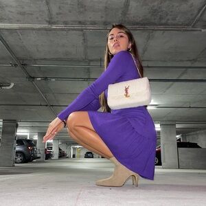 Zara long sleeve mini dress